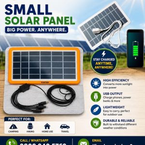 Kingsley Ephraims Small Solar Panel