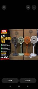 Mini Standing Fan (4 Colors)