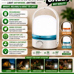 LED Portable Rechargeable Lantern