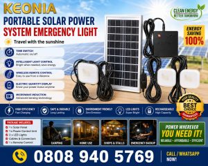 Keonia Portable Solar Power System