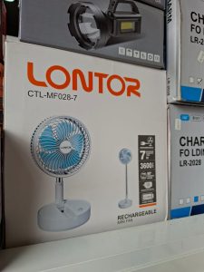 Lontor CTL-MF028-7 Rechargeable Folding Mini Fan