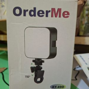 AY-49D LED Pocket Video Light β Rechargeable Clip-On