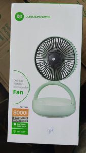 DP-7637 Desktop Portable Rechargeable Fan (8000mAh)