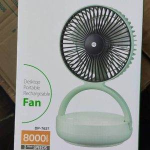 DP-7637 Desktop Portable Rechargeable Fan (8000mAh)