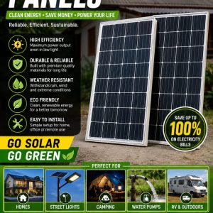 Solar Panel β High Efficiency, Maximum Output in Low Light