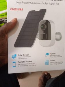 Solar Power Camera + Solar Panel Kit