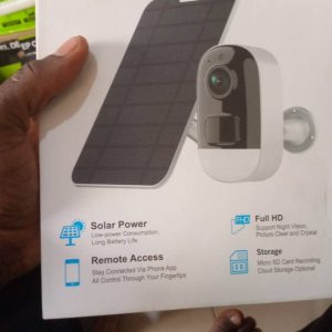 Solar Power Camera + Solar Panel Kit
