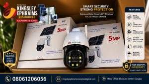 OB Vision 4G Solar PTZ Camera – 5MP, True Color Night Vision